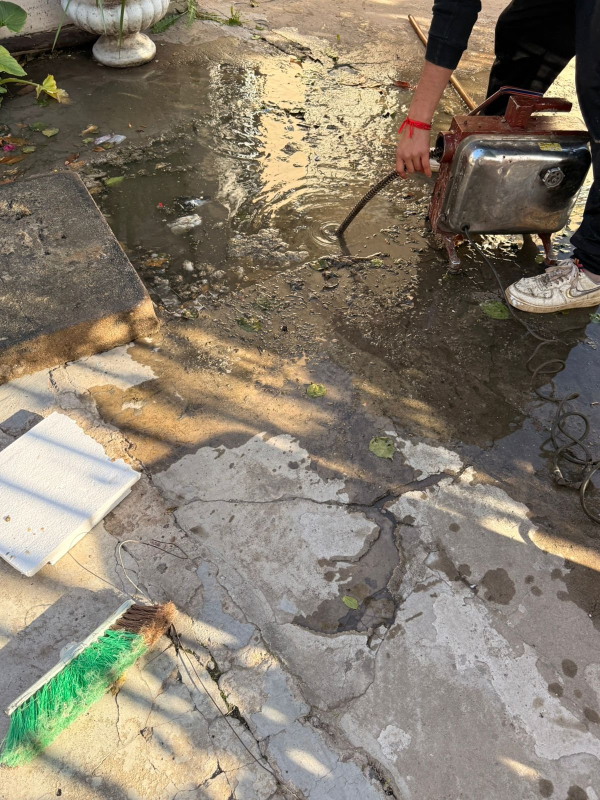 Desobstrucción de columnas montantes en Caballito